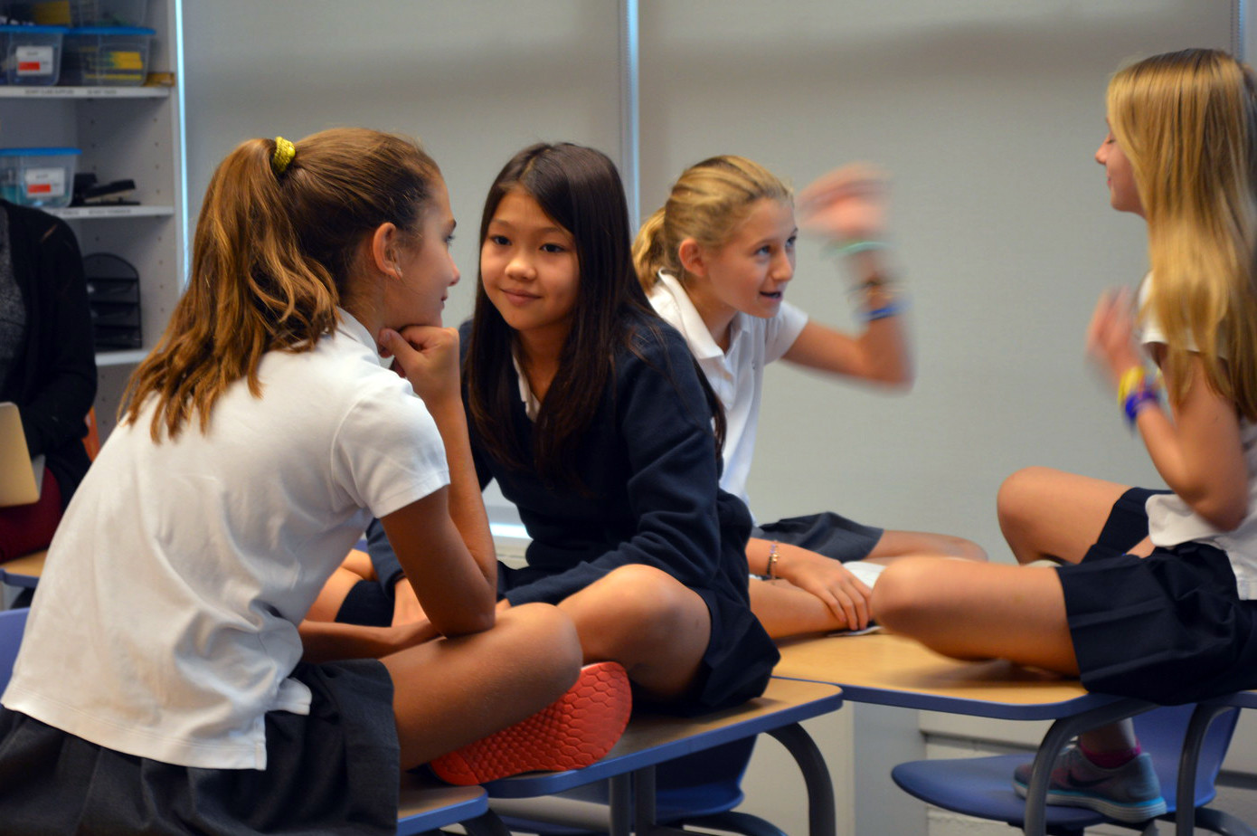 Middle School Girls From Behind Middle School Girls From Behind